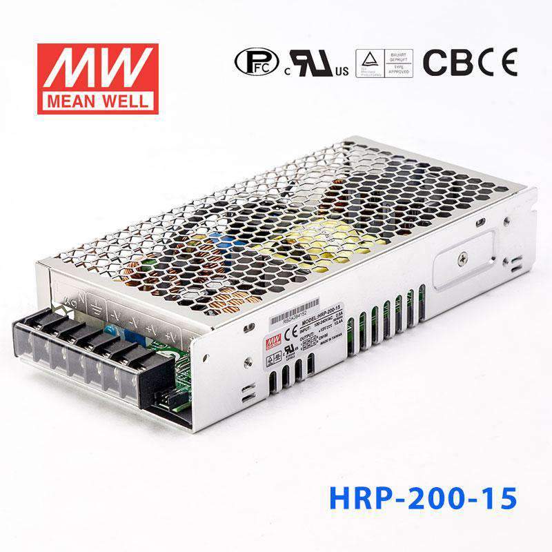 Mean Well HRP-200-15 Power Supply 201W 15V 13.4A