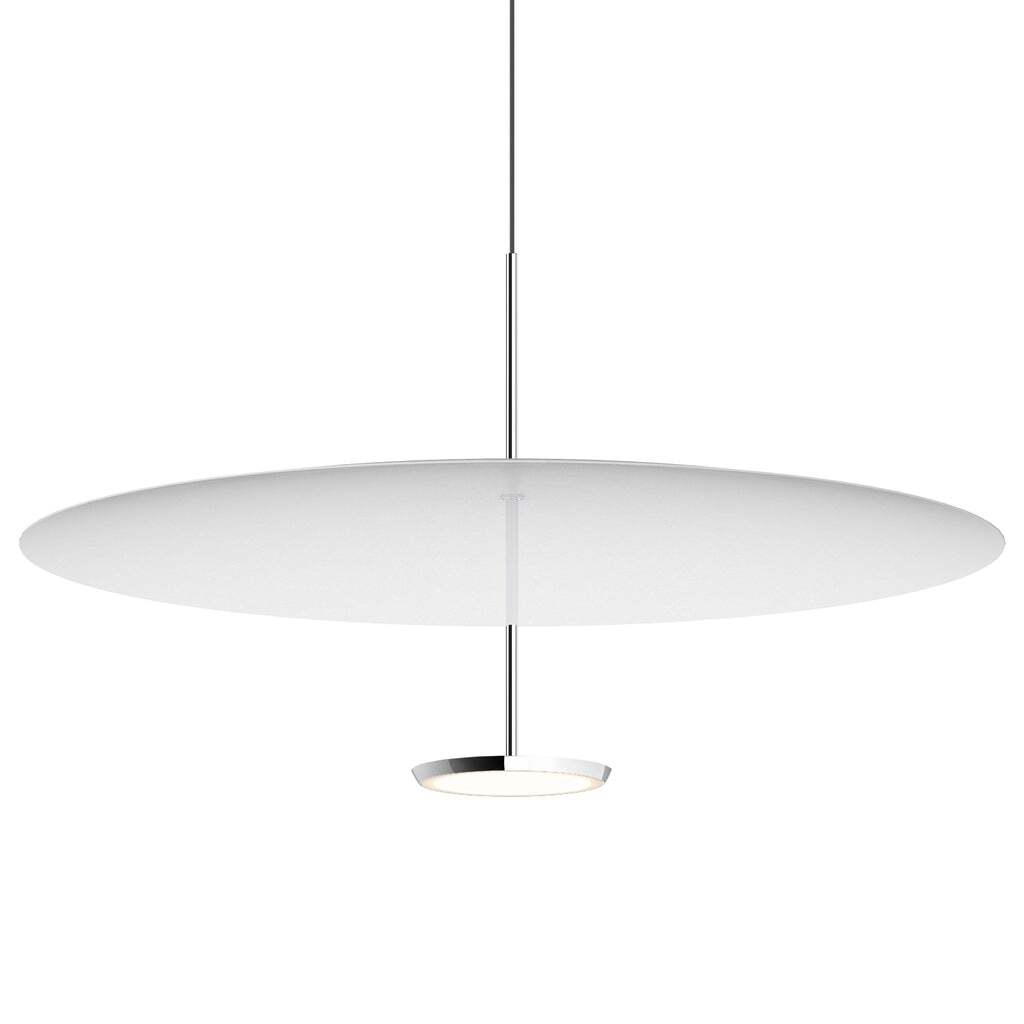 Pablo Pendant Sky Dome Metal 32" White - PHOTO 1
