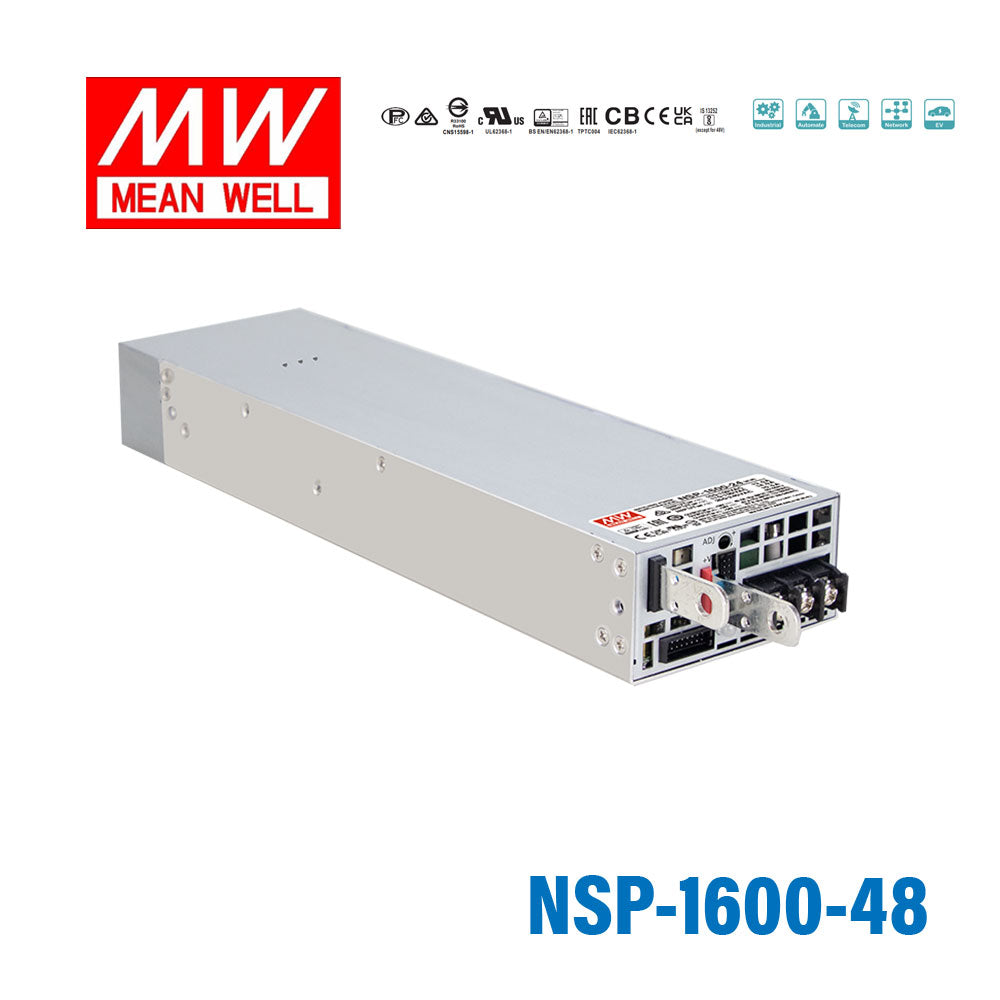 Mean Well NSP-1600-48 1608W 48V Compact Power Supply 33.5A