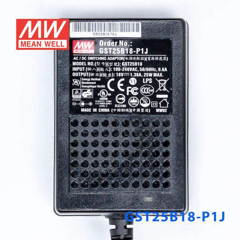 Mean Well GST25B18-P1J Power Supply 25W 18V 1.38A - PHOTO 2