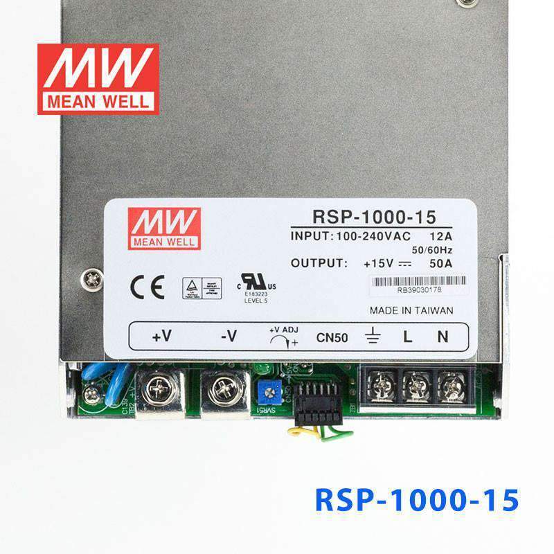 Mean Well RSP-1000-15 Power Supply 750W 15V 50A - PHOTO 2
