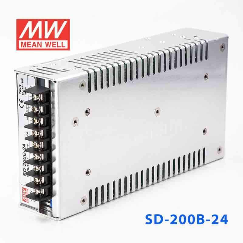 Mean Well SD-200B-24 DC-DC Converter - 201.6W - 19~36V in 24V out 8.4A - PHOTO 1