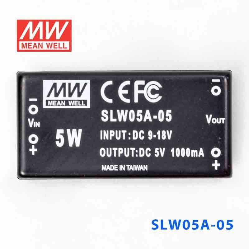 Mean Well SLW05A-05 DC-DC Converter - 5W - 9~18V in 5V out 1A - PHOTO 2