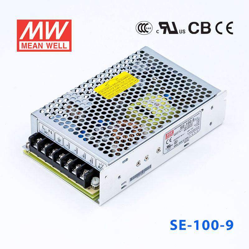 Mean Well SE-100-9 Power Supply 100W 9V