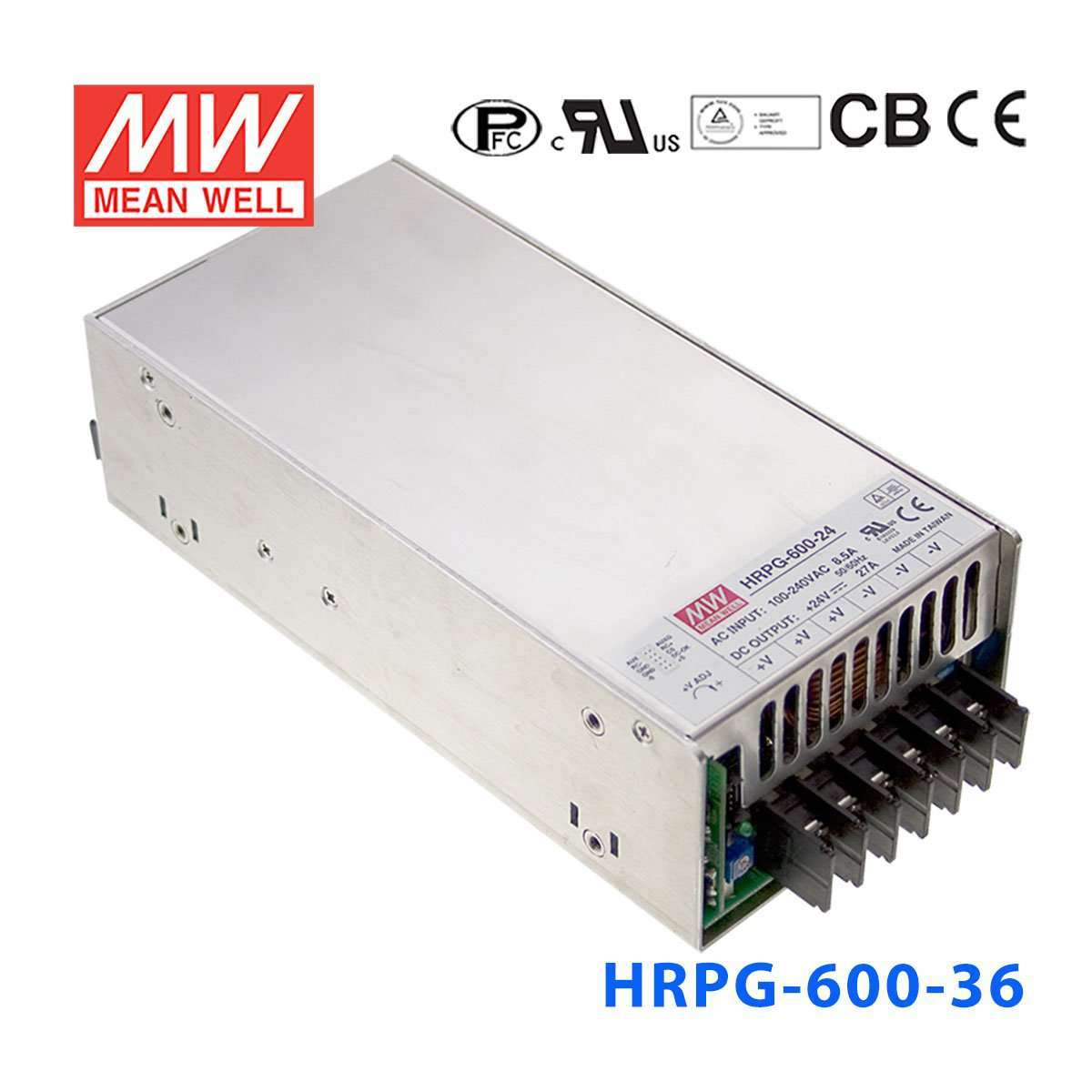 Mean Well HRPG-600-36 Power Supply 630W 36V 17.5A