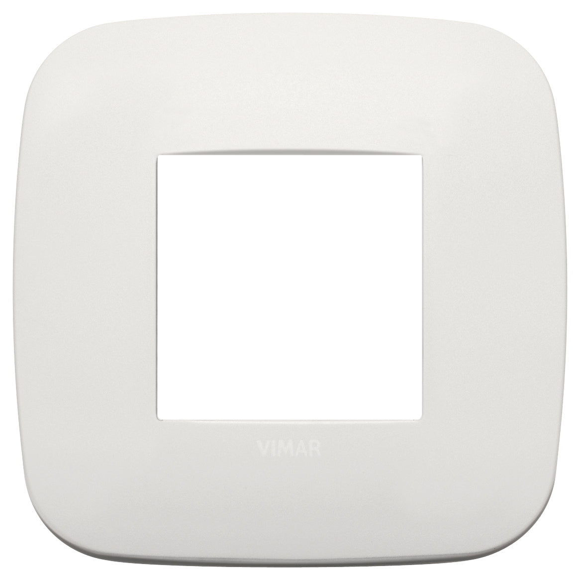 Vimar Arke Round Plate 2M Metal Matt Pearl