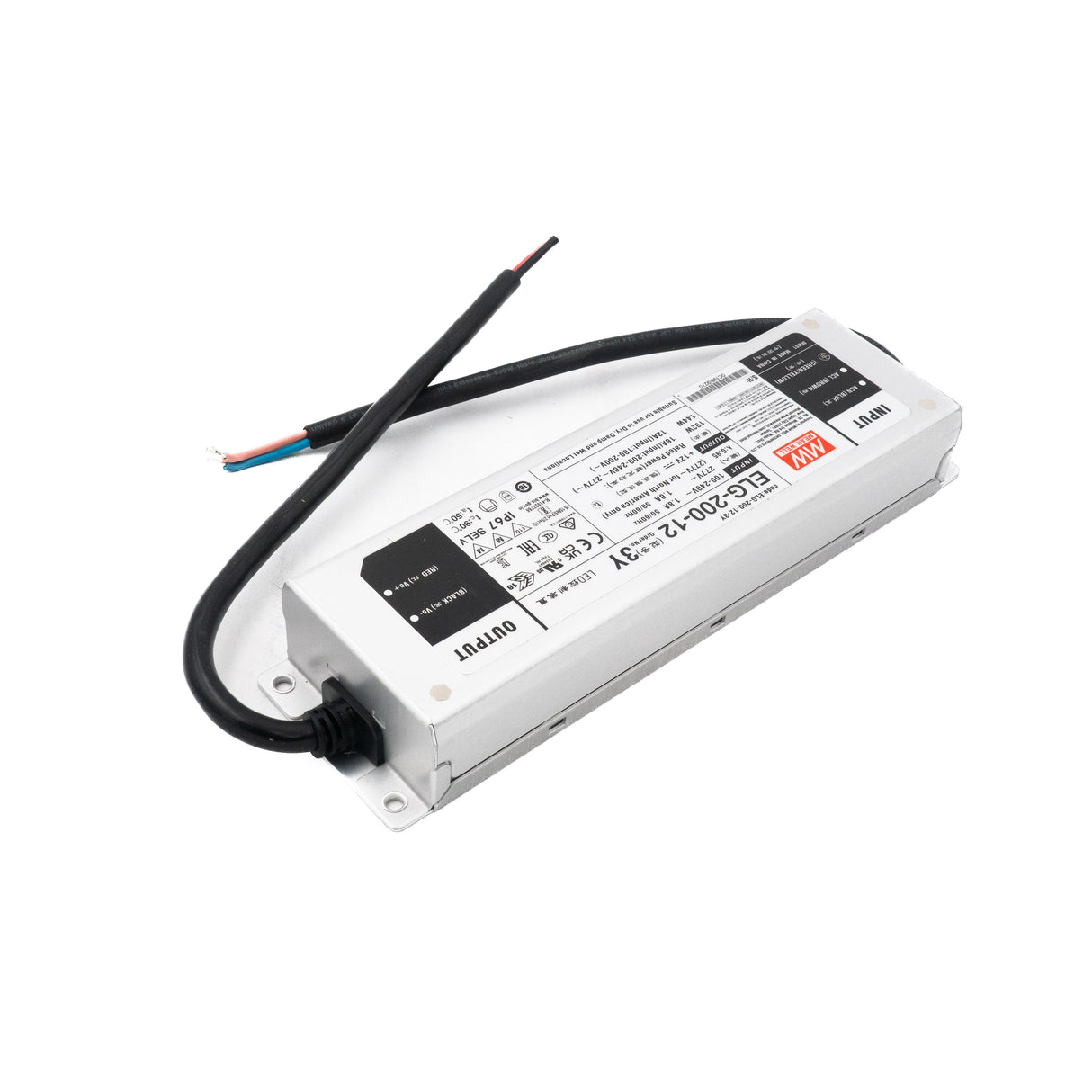 Mean Well ELG-200-12-3Y Power Supply 192W 12V 16A — 3-Wire Input (with Earth) - PHOTO 2