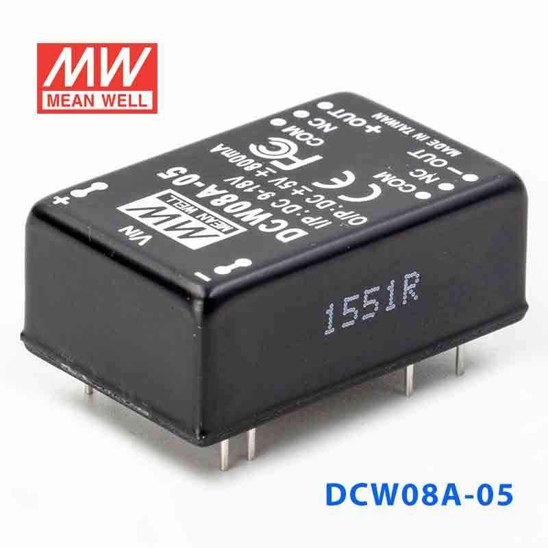 Mean Well DCW08A-05 DC-DC Converter - 8W - 9~18V in ±5V out 800mA - PHOTO 1