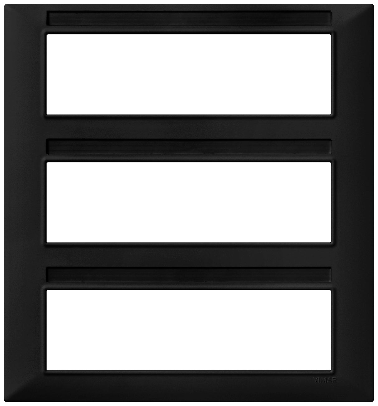 Vimar Plana Plate 21M Technopolymer Black