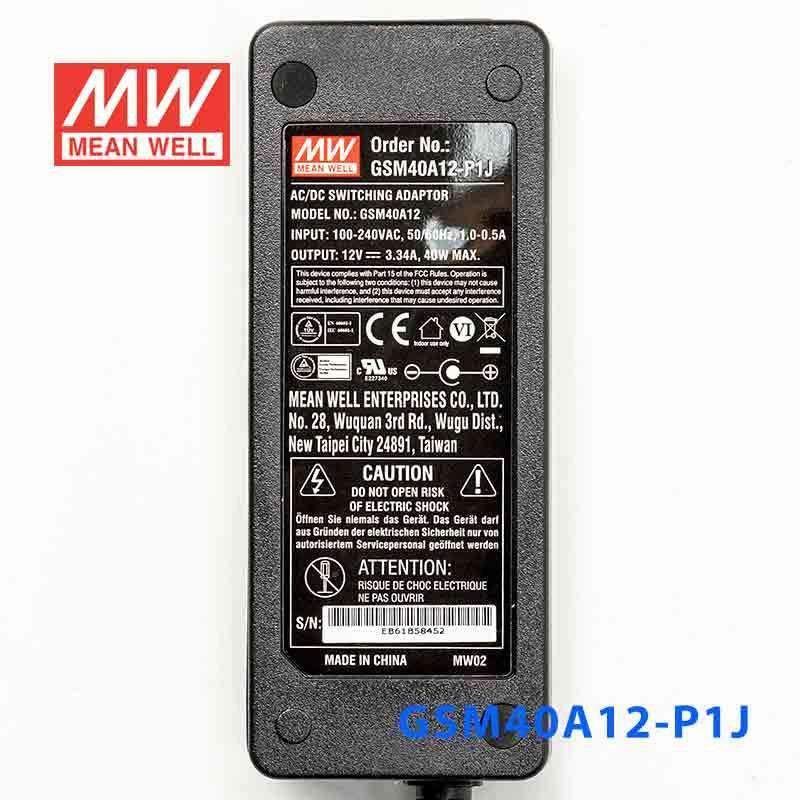 Mean Well GSM40A12-P1J Power Supply 40W 12V - PHOTO 2