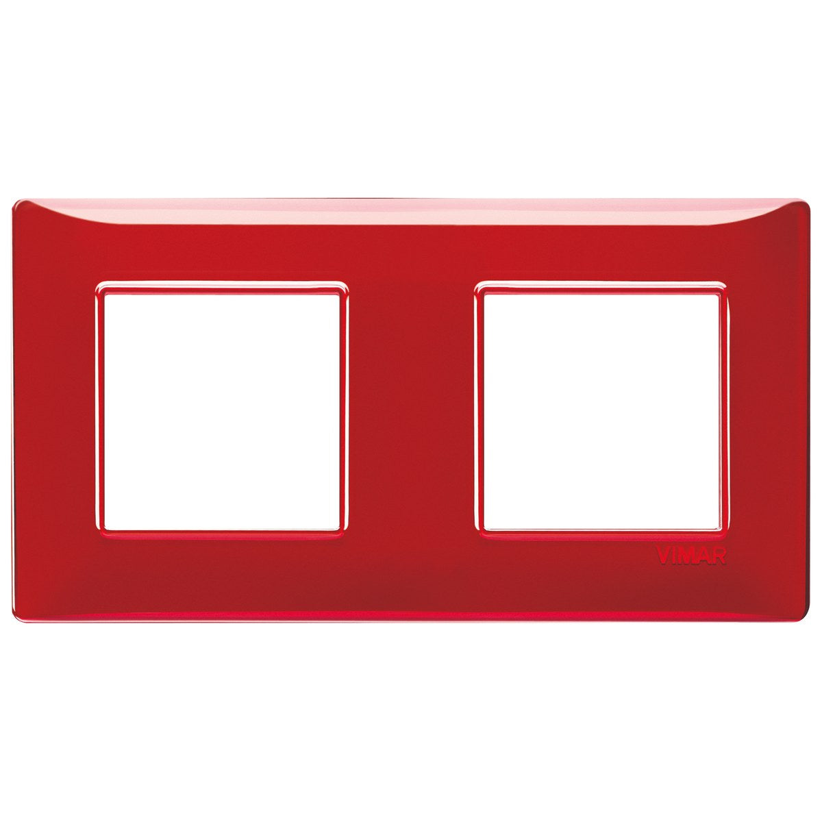 Vimar Plana Plate 4M(2+2) Reflex Ruby