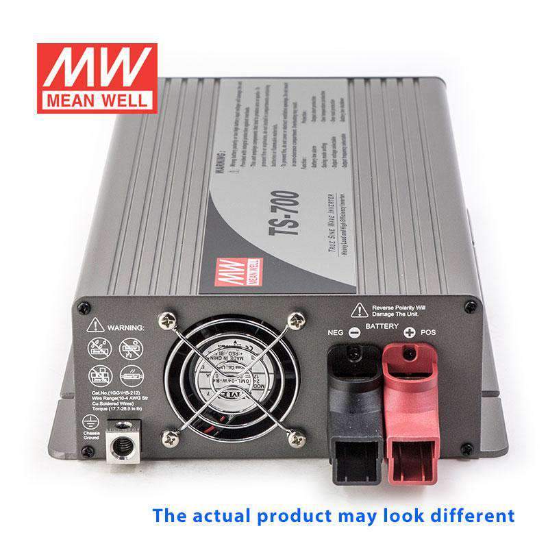 Mean Well TS-700-212C True Sine Wave 700W 12VDC to 230VAC 3A - DC-AC Power Inverter - PHOTO 4