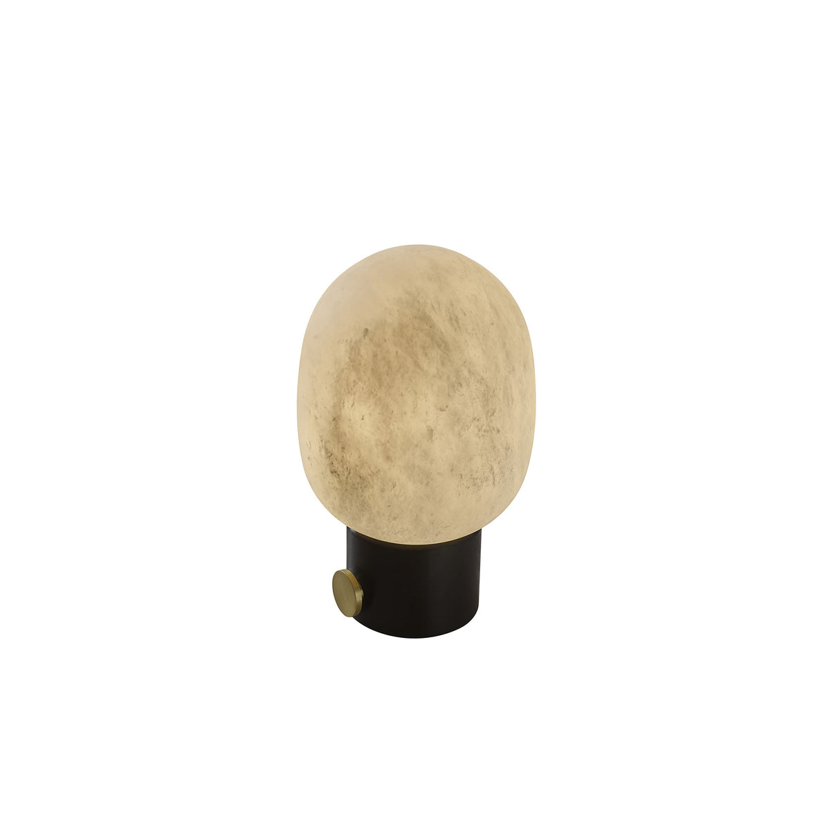 Archilight Alabaster-Stone Orbi Oval Table Lamp