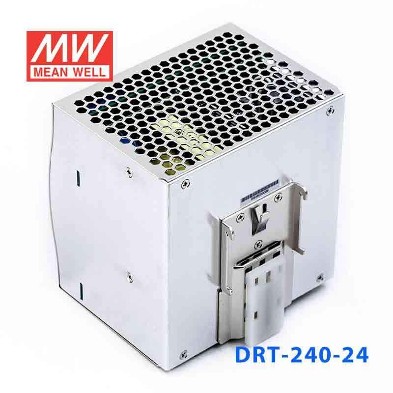 Mean Well DRT-240-24 Three Phase Industrial Power Supply 240W 24V - DIN Rail