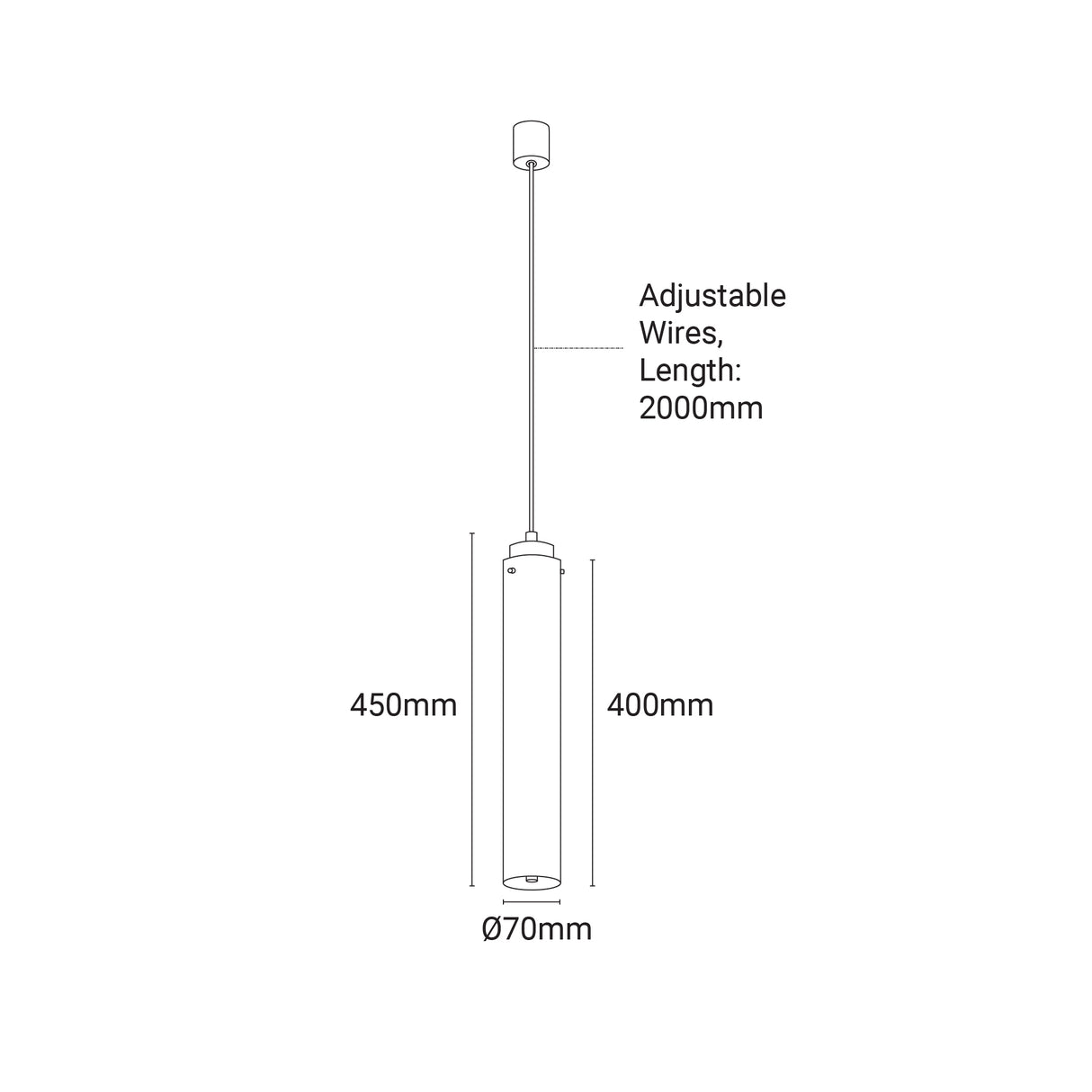 Archilight Alabaster-Stone Vertical Spindle Pendant 400 - PHOTO 1