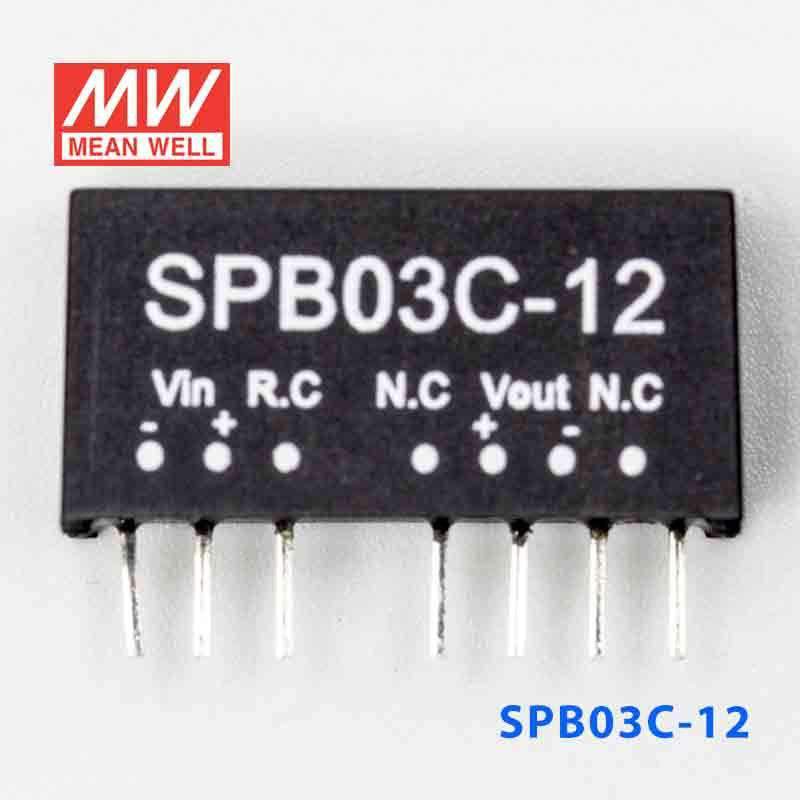Mean Well SPB03C-12 DC-DC Converter - 3W - 36~72V in 12V out - PHOTO 2