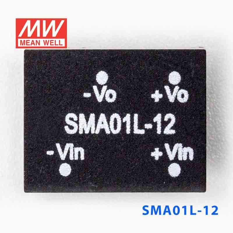 Mean Well SMA01L-12 DC-DC Converter - 1W - 4.5~5.5V in 12V out