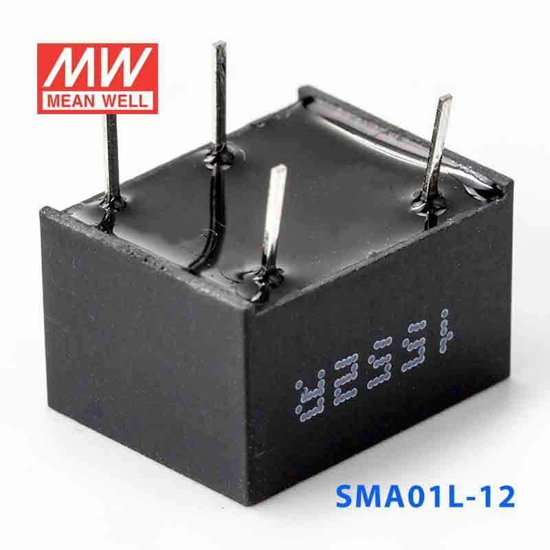 Mean Well SMA01L-12 DC-DC Converter - 1W - 4.5~5.5V in 12V out
