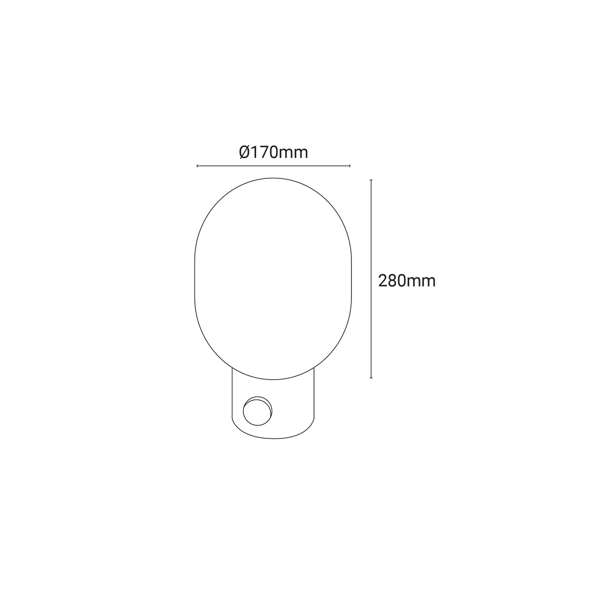 Archilight Alabaster-Stone Orbi Oval Table Lamp - PHOTO 1