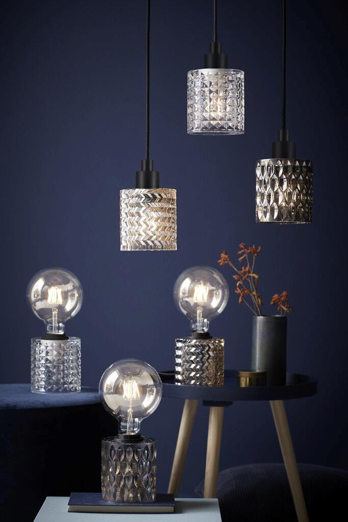 Nordlux Table Lamp Hollywood Glass colour Smoked
