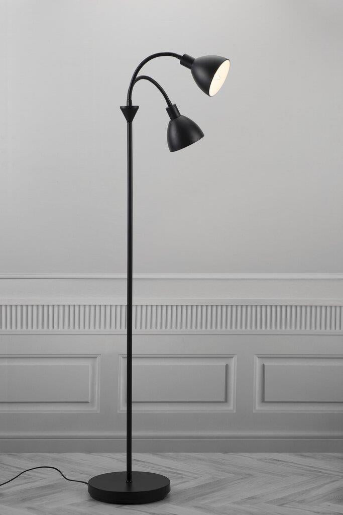 Nordlux Floor Light Ray Black Double Light - PHOTO 1