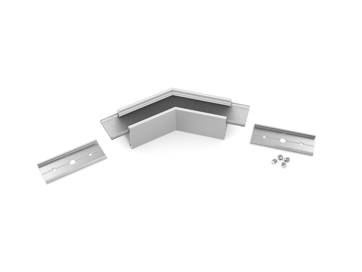 Archilight Alumnium Corner Joiner for Decorus - 23mm Width - 135 Degree - Silver