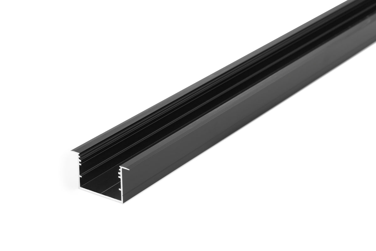 Archilight VRITOS VARIO 07 LED Extrusion Profile - 2 Metre - Black