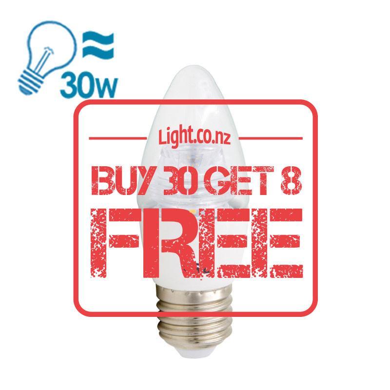 FSL LED E27 Candle Bulb, 5W, Warm White
