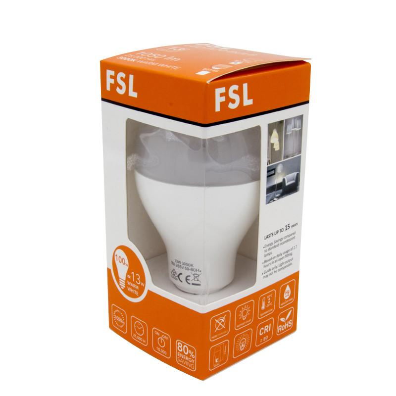 FSL A70 Series LED E27 Bulb, 13W, Warm White
