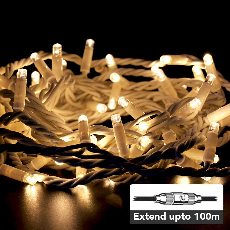 LED Rubber Star Light - 100LEDs/10m - Extendable up to 100m