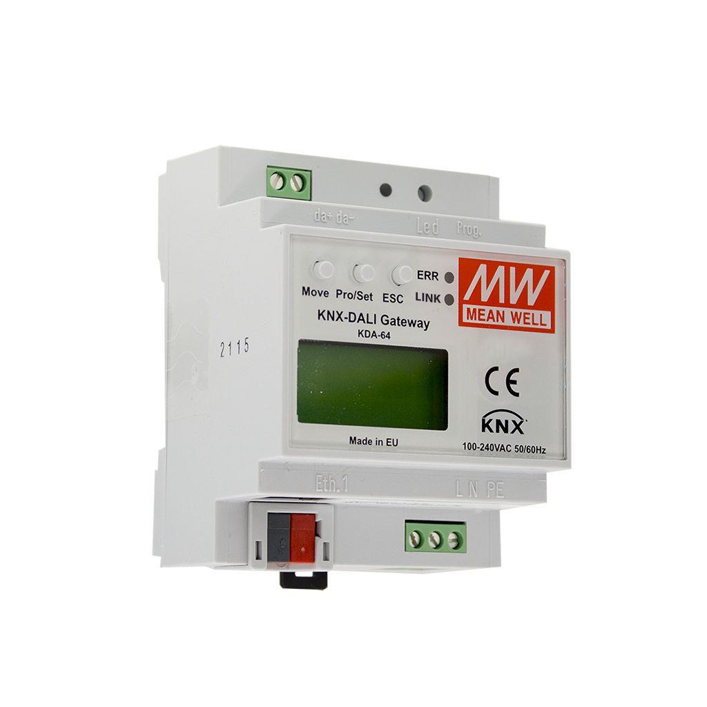 Mean Well -KDA-064 KNX to DALI Gateway