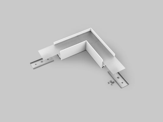 Archilight Alumnium Corner Joiner for VARIO 02 - 33mm Width - 90 Degree - White