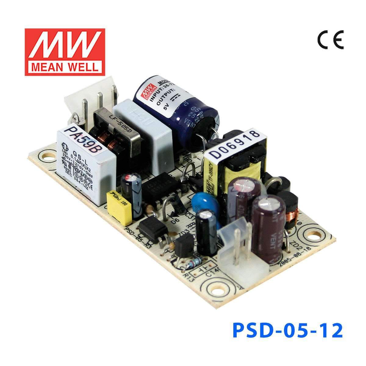 Mean Well PSD-05-12 data incomplete