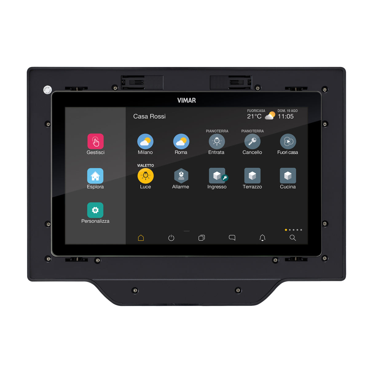 Vimar VM-01425 IP 10in Touch Screen PoE Black