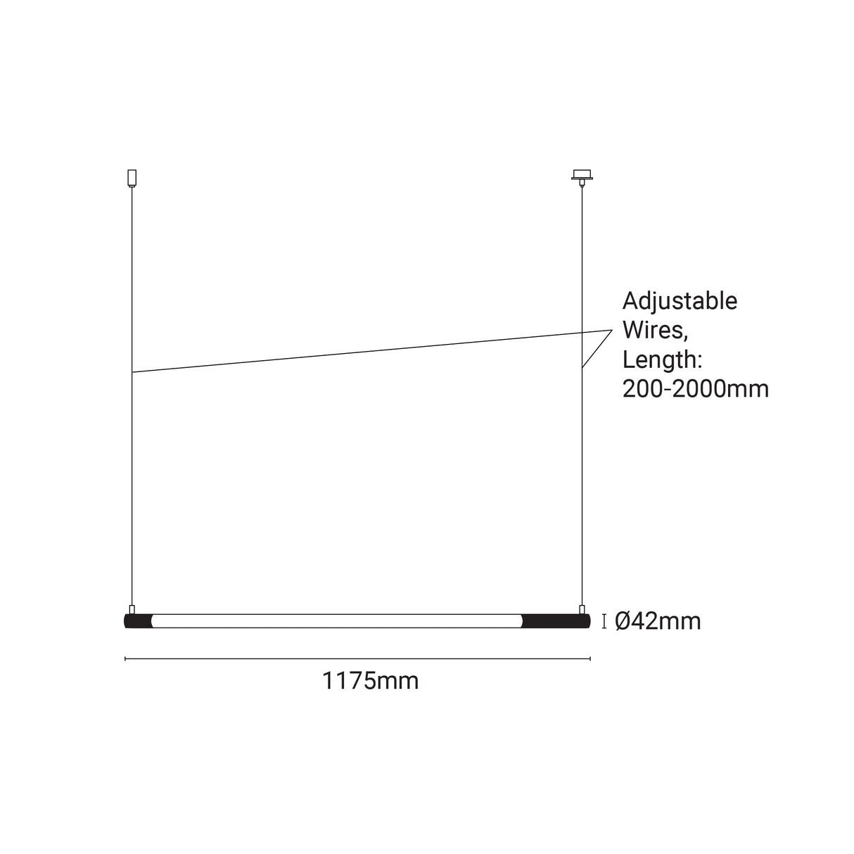 Archilight Alabaster-Stone Horizontal Spindle Pendant 1180 - PHOTO 1