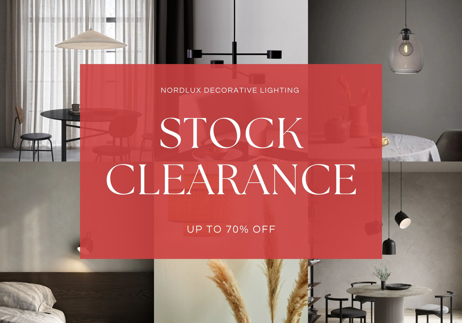 Massive Stock Clearance on Nordlux Decorative Lighting