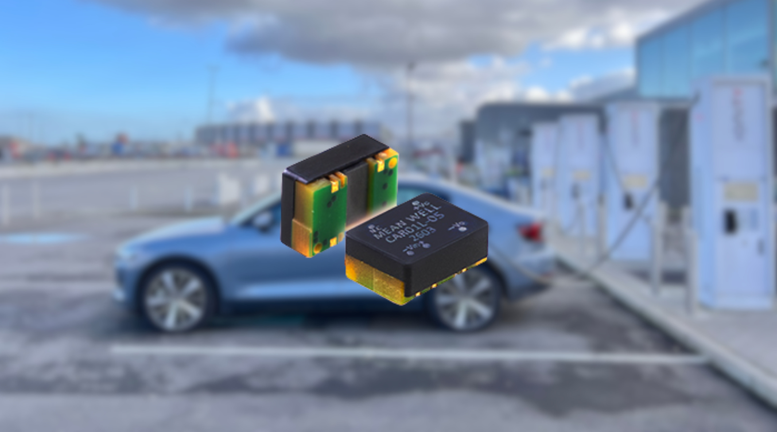MEAN WELL CAR01 Series: Compact 1W Isolated DC-DC Converters for Automotive & Industrial Use