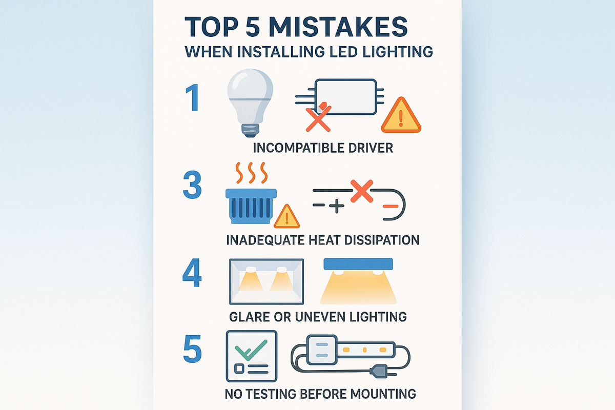 Top 5 Mistakes People Make When Installing LED Lighting (And How to Av ...