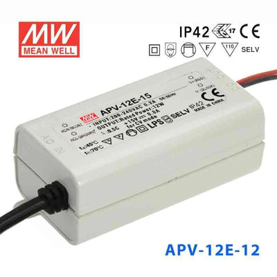 Mean Well APV-12E-12 Power Supply 12W 12V 1A
