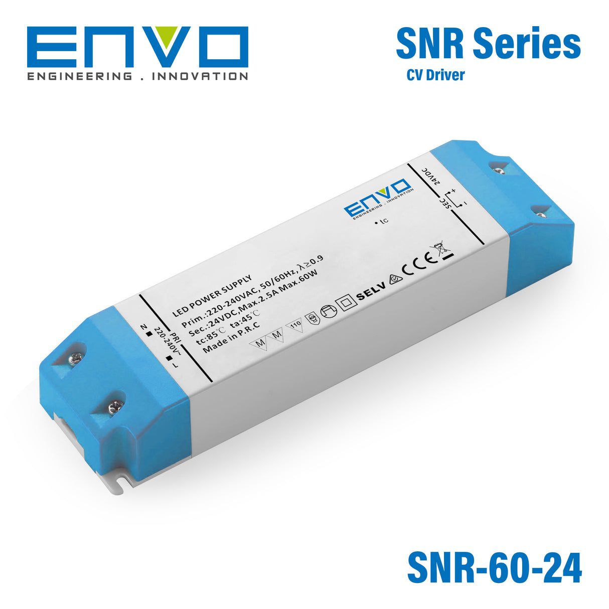 Envo EV-SNR-60-24 LED Driver 60W 24V 2.5A
