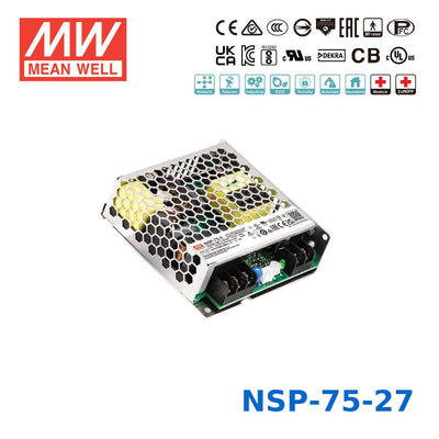 Mean Well 75.6W High Reliable Multi-Industries Power Supply 27V 2.8A