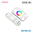 Ltech M4+M4-3A Mini Controller with RF Remote - RGBW