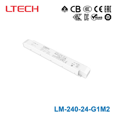 Ltech LM-240-24-G1M2 240W 24VDC CV DMX512 LED Driver 10A
