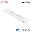 Ltech LM-75-12-G1A2 75W 12VDC CV LED Driver - 0/1-10Vdimmable 6.25A