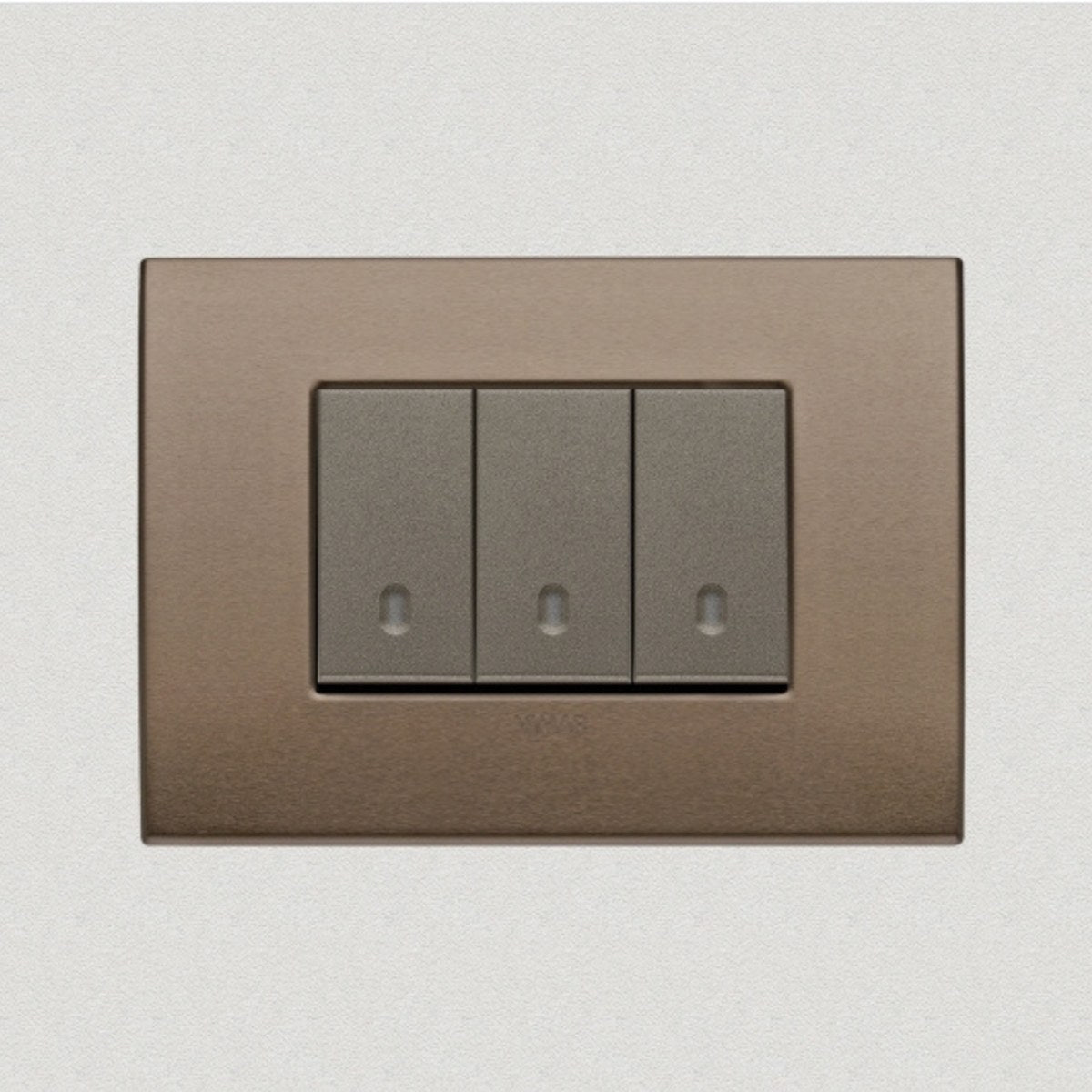 Vimar Arke Metal 3 Gang switch - Dark Bronze - 16A - PHOTO 25