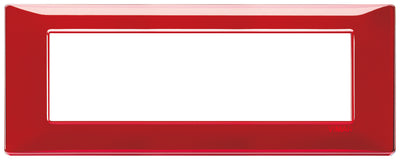 Vimar Plana Plate 7M Technopolymer Reflex Ruby