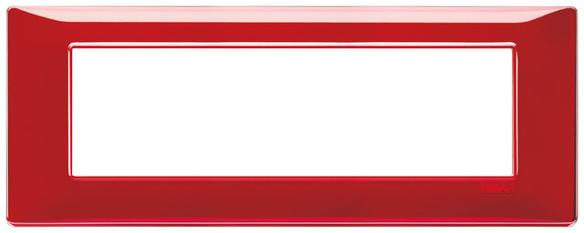 Vimar Plana Plate 7M Technopolymer Reflex Ruby
