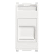 Plana RJ45 Cat6 Netsafe UTP Outlet With Cover White