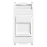 Plana RJ45 Cat6 Netsafe UTP Outlet With Cover White