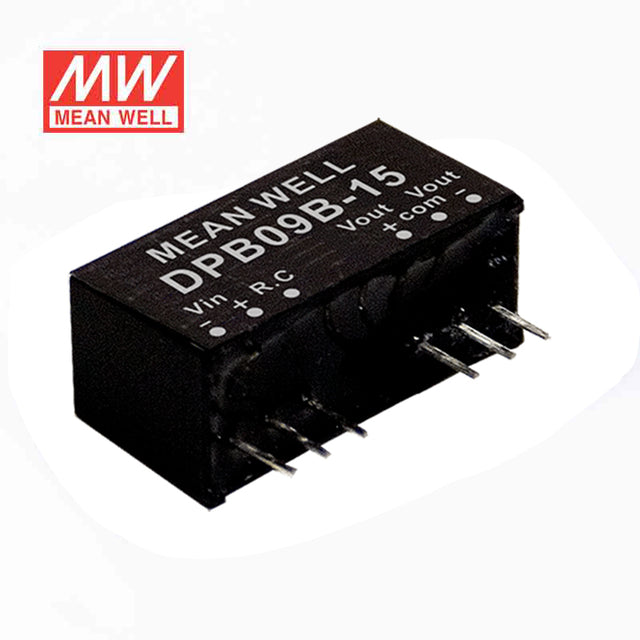 Mean Well DPB09C-05 DC-DC Converter - 9W - 36~75V in ±5V out 800mA